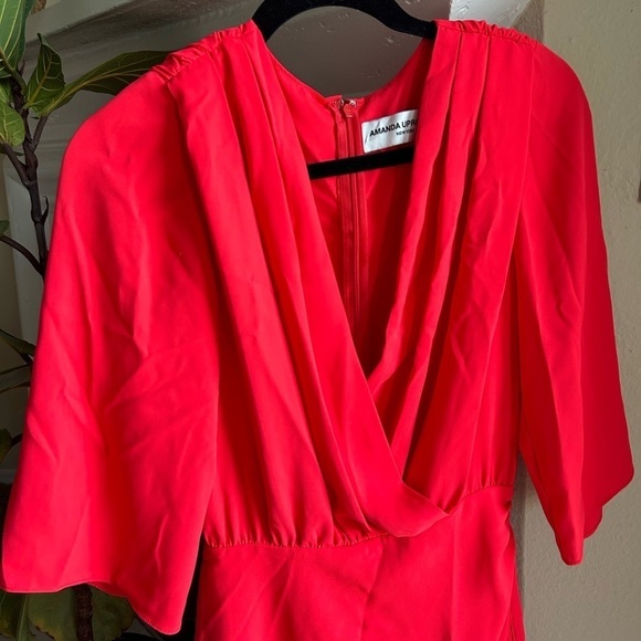 REVOLVE X Amanda Uprichard Demetra Dress in Crimson - Picture 6 of 11